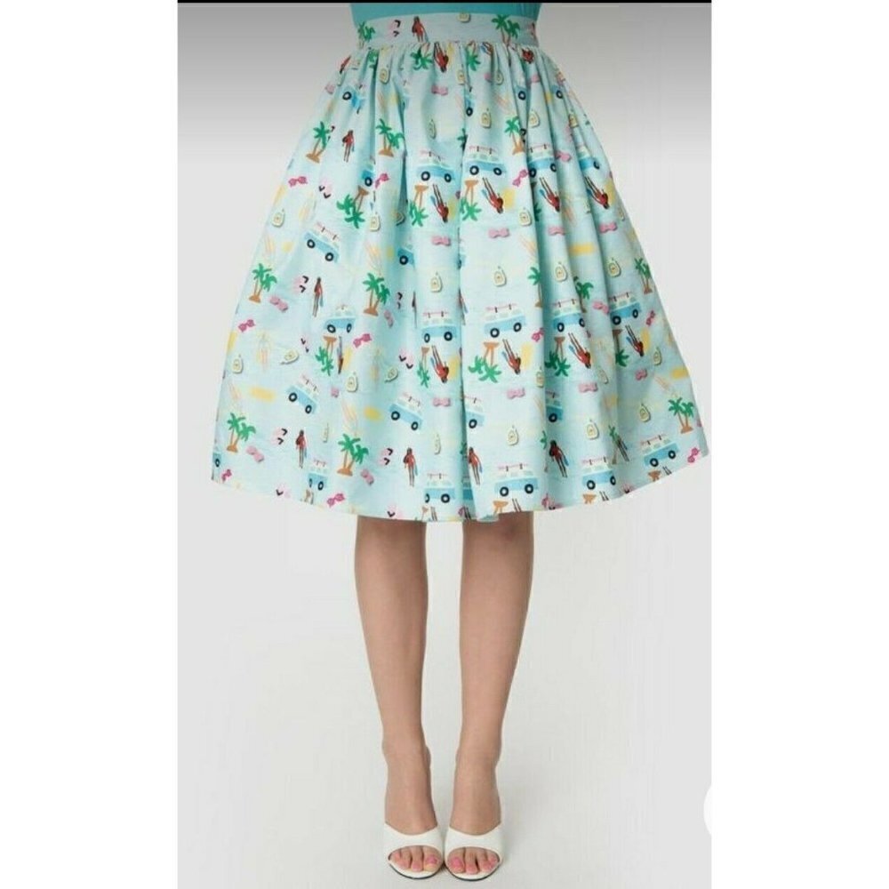 New Barbie X Unique Vintage Skirt Womens XS/2 60th Anniversary